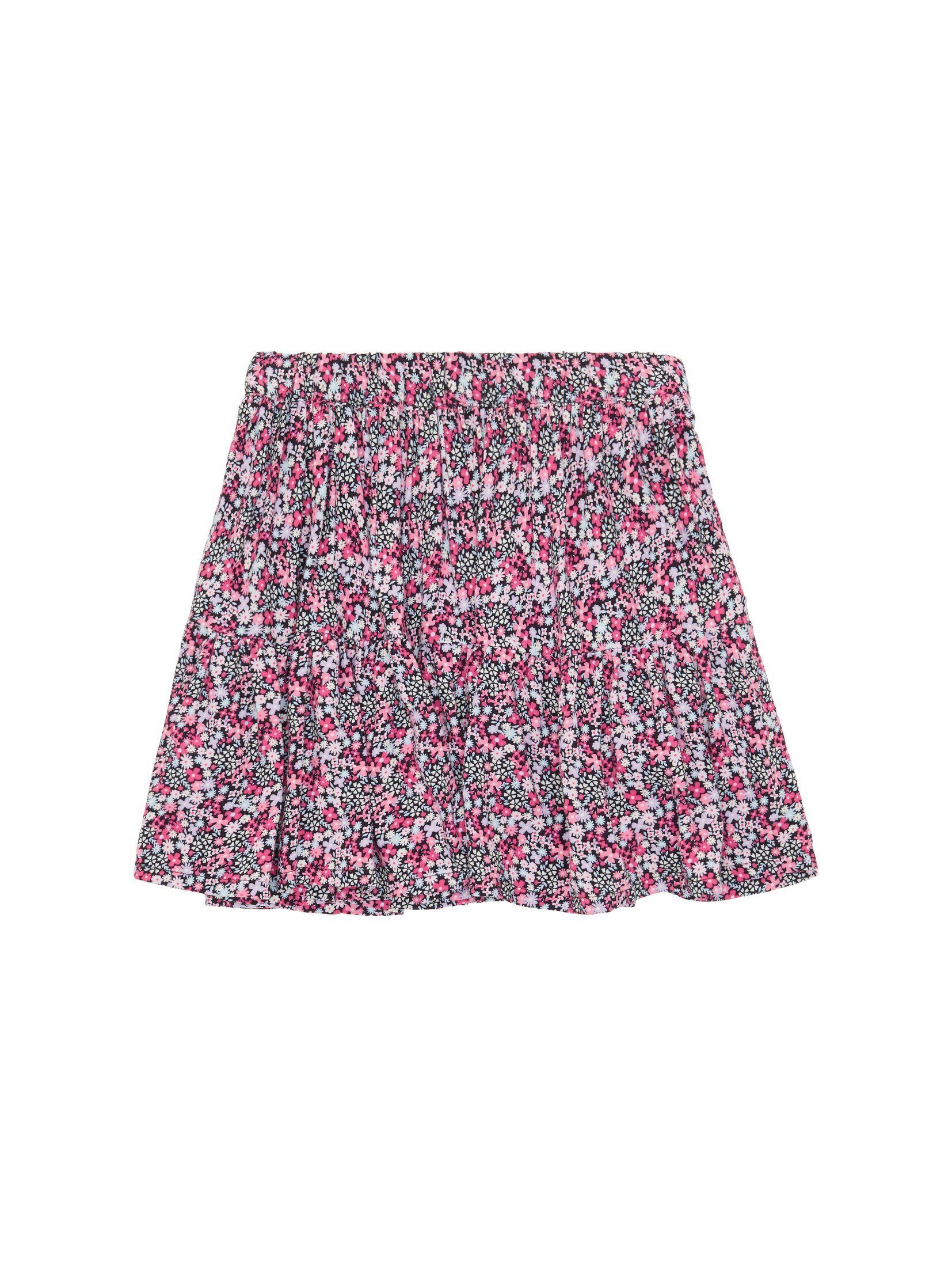 TOM TAILOR Meshrock Rock mit Blumenmuster