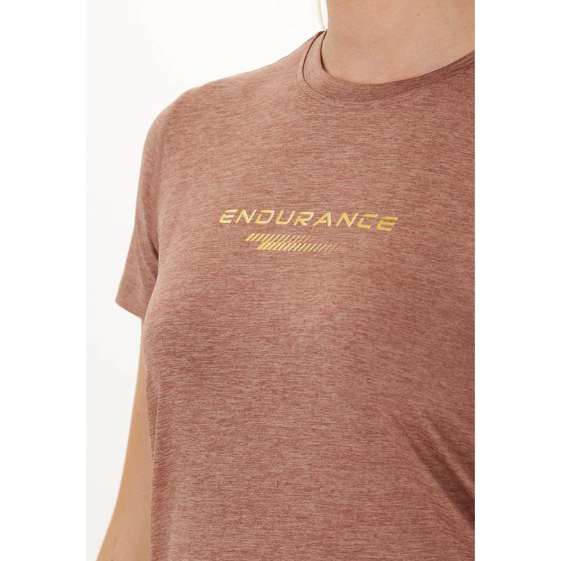 Endurance WANGE MELANGE Printshirt Damen