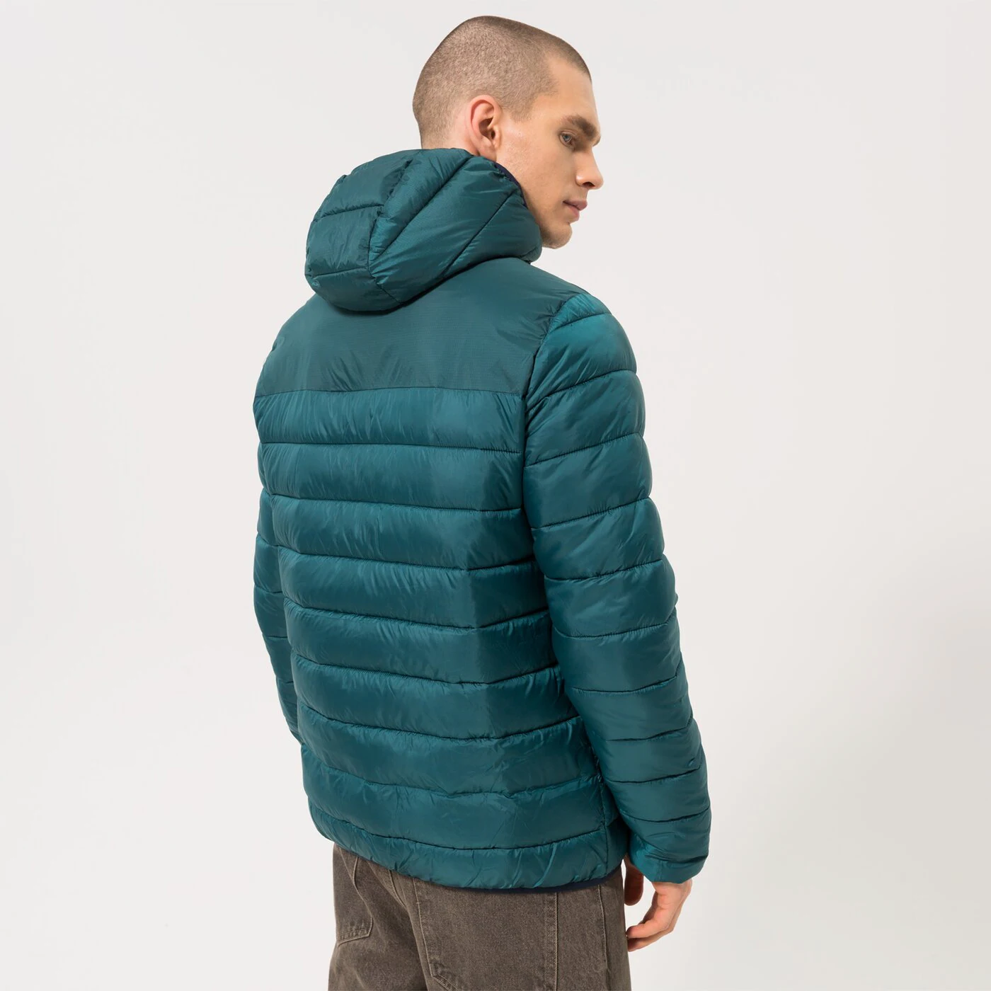 CHAMPION JACKE WINTER HOODED JACKET Grün