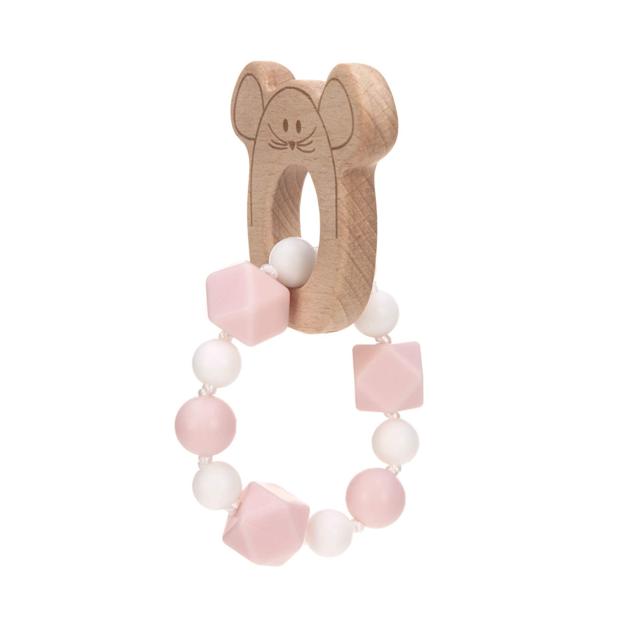 Greifling mit Beißhilfe - Teether Bracelet, Little Chums Mouse