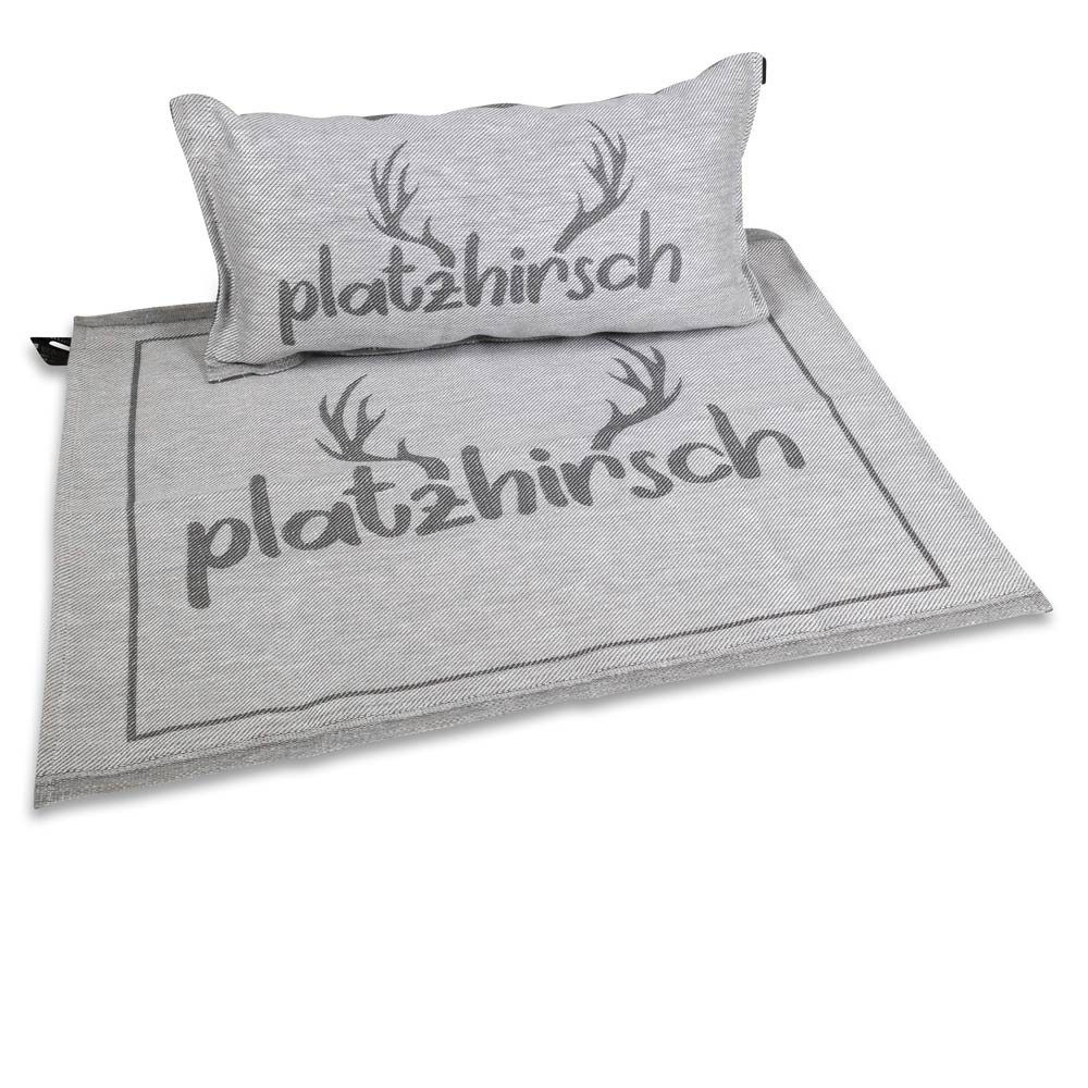 JOKIPIIN PELLAVA Saunatuch SET> JOKIPIIN Saunakissen+ Sitzunterlage ''Platzhirsch''