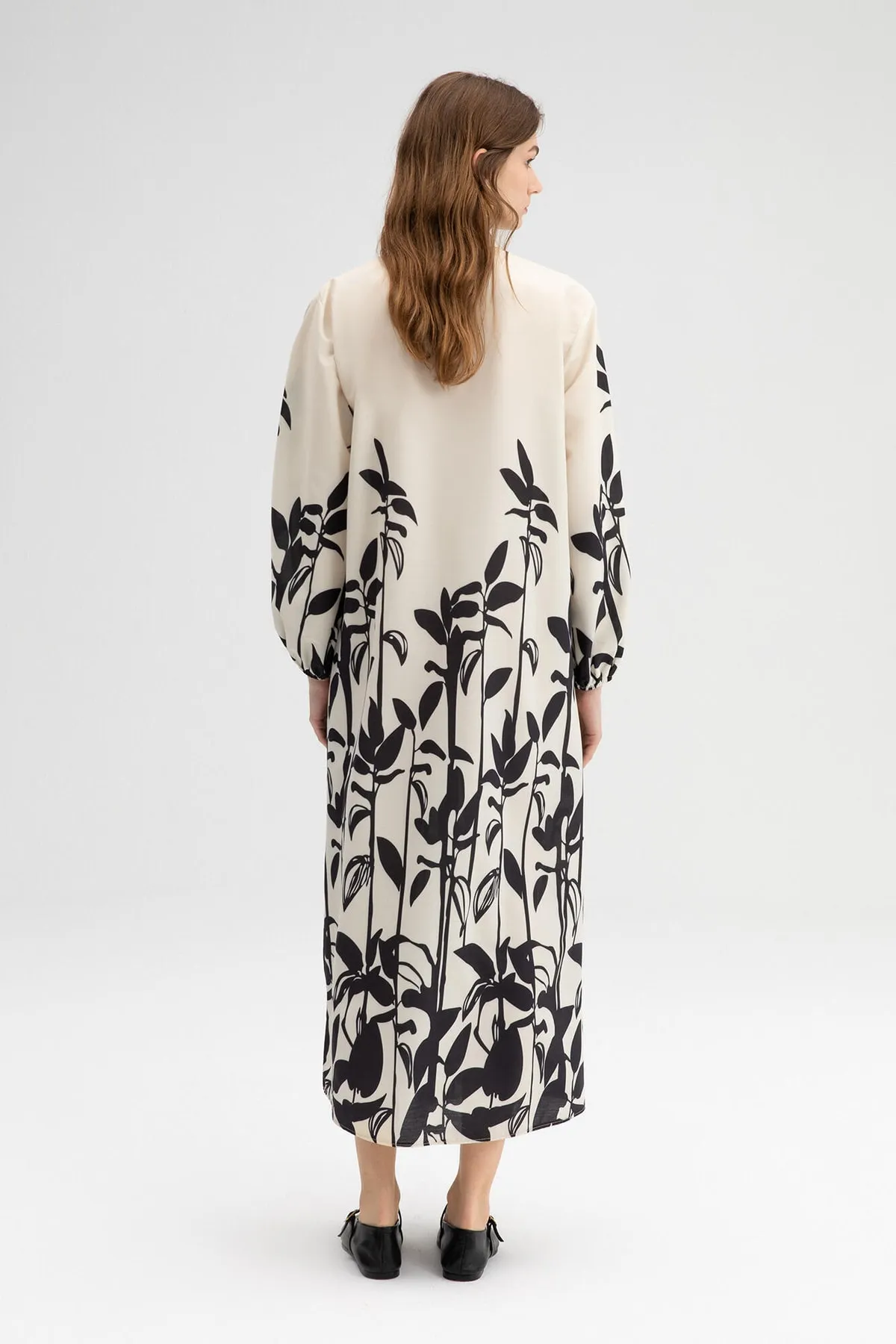 Touché Privé  Gemustertes Popeline-Hemdkleid