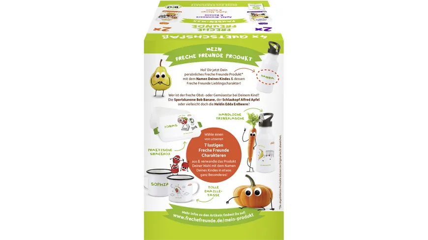 Freche Freunde Bio Quetschie Multipack Pausen-Mix 400 g