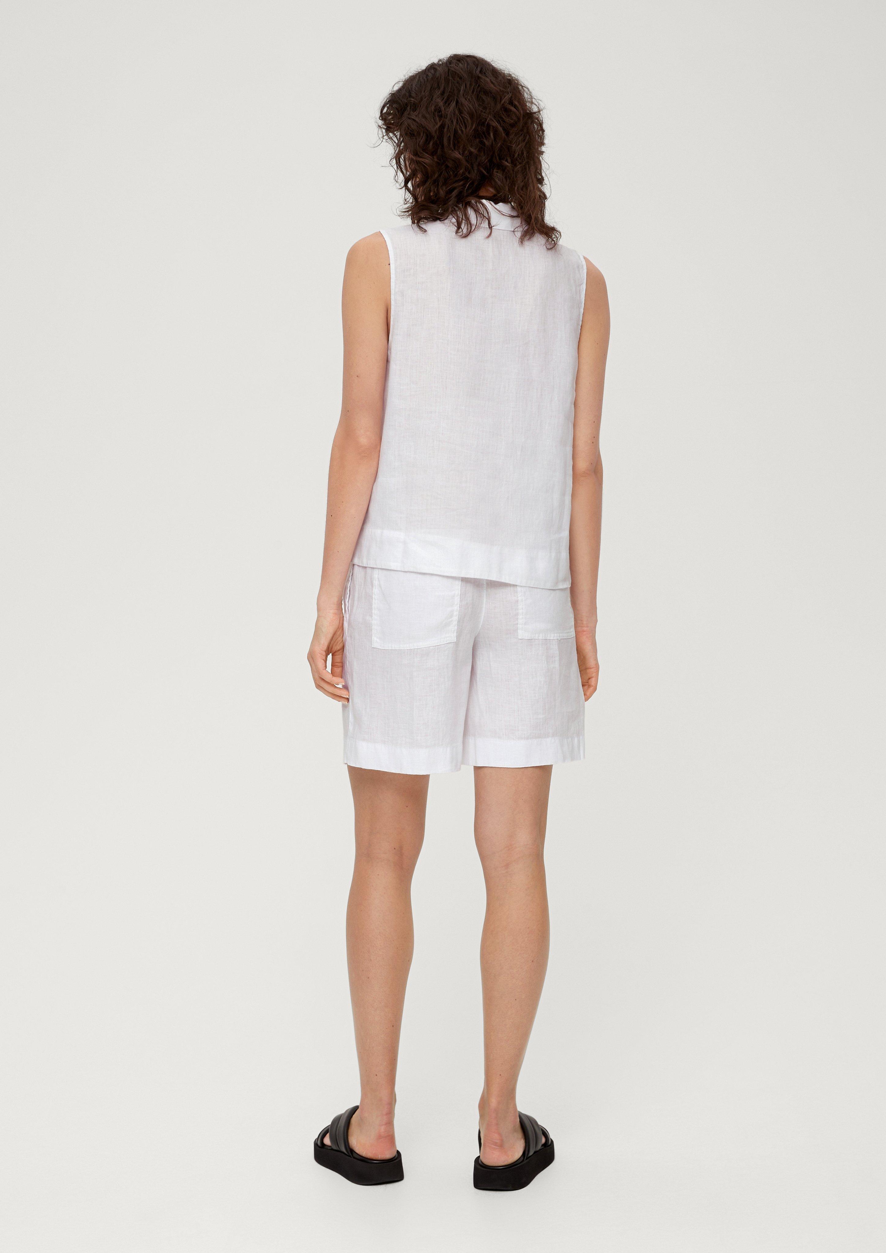 Wide Leg: Shorts aus Leinen  2130965-0100