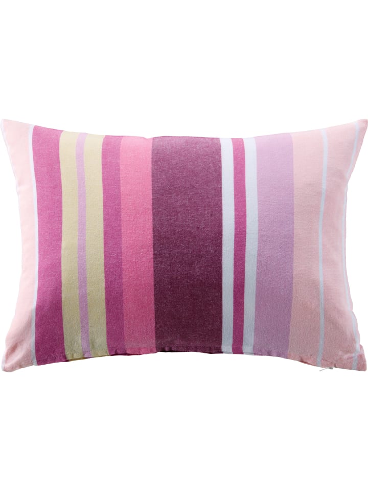 REDBEST buntgewebt, Baumwolle Kissenhülle in pink günstig kaufen