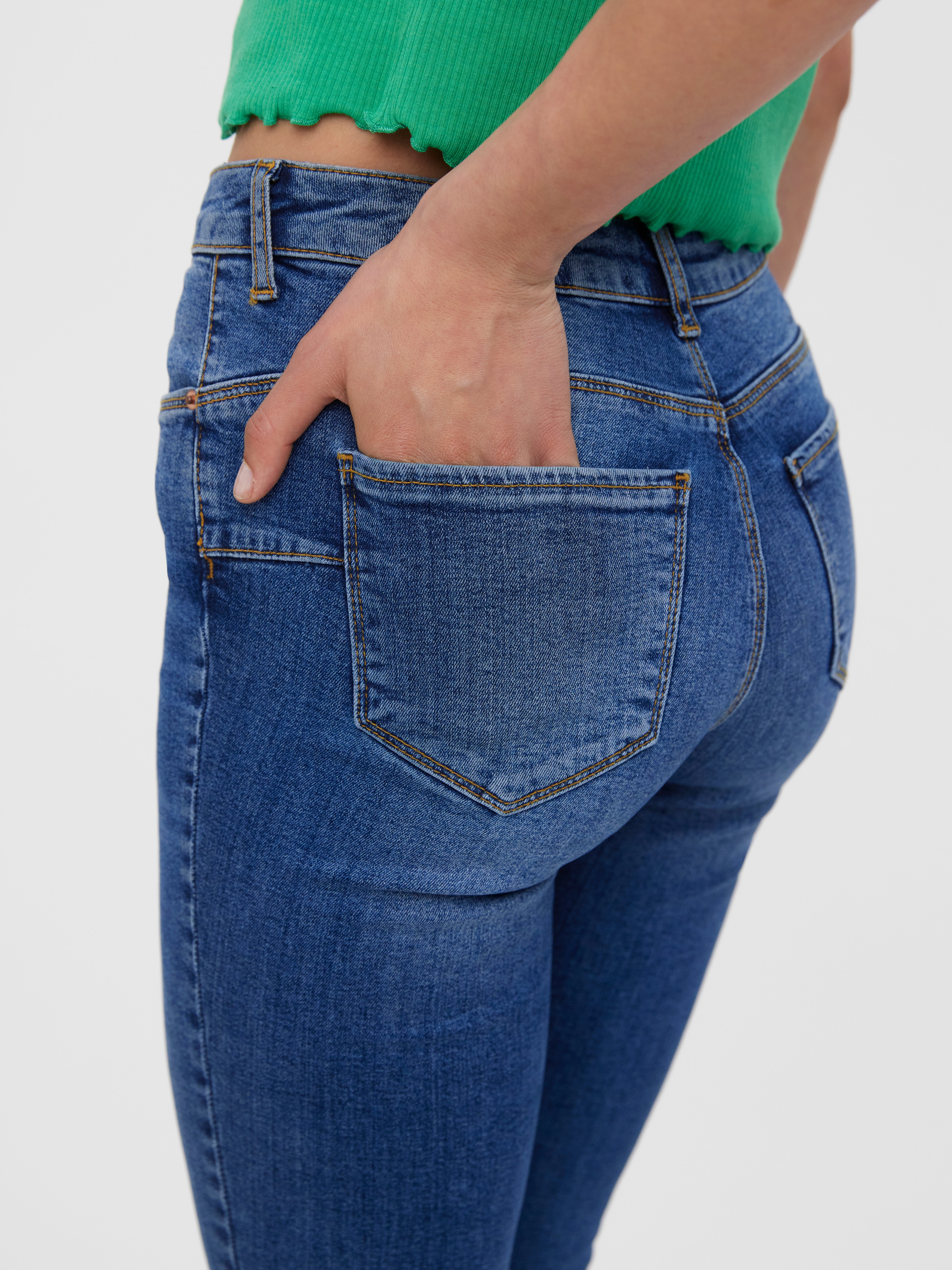 VMSEVEN Mid Rise Slim Fit Jeans
