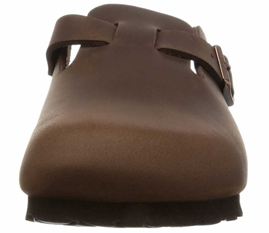 BIRKENSTOCK Komfort Sandalen braun Boston Fettleder