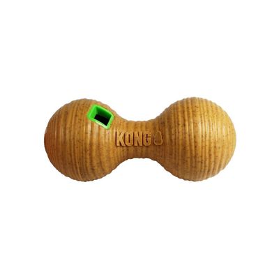 KONG Bamboo Feeder Dumbbell, hellbraun