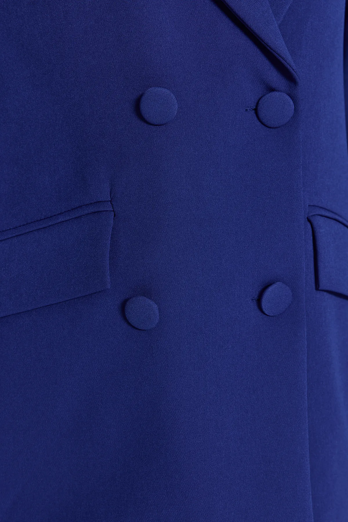 Trendyol Collection  Saks Regular gefütterter Zweireiher-Blazer aus Webstoff TWOSS21CE0137