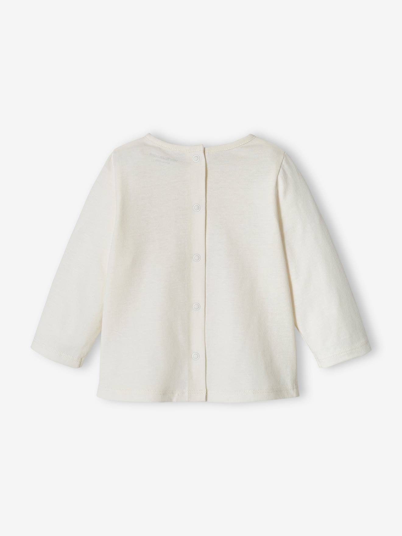 Vertbaudet 2er-Pack Baby Shirts BASIC Oeko-Tex - wollweiß
