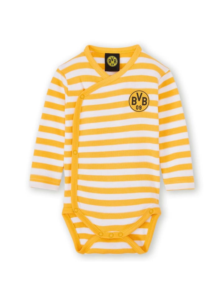 BVB BVB Babybody mit Logo 2er Set in gelb, weiß günstig kaufen