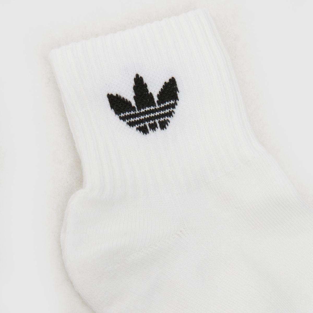 adidas fehér és fekete gyerek eredeti bokazokni 3 db-os csomag