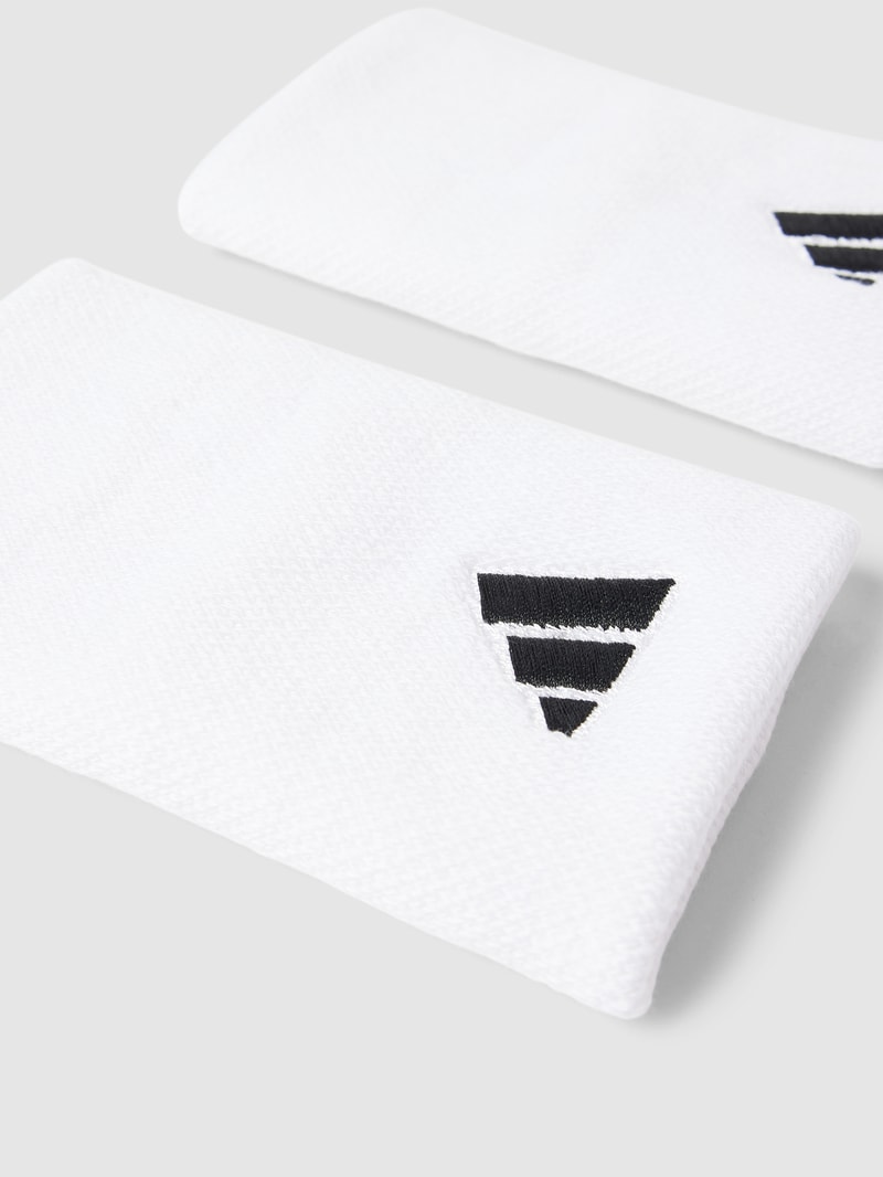 Schweißband mit Label-Stitching Modell 'TENNIS' in weiß