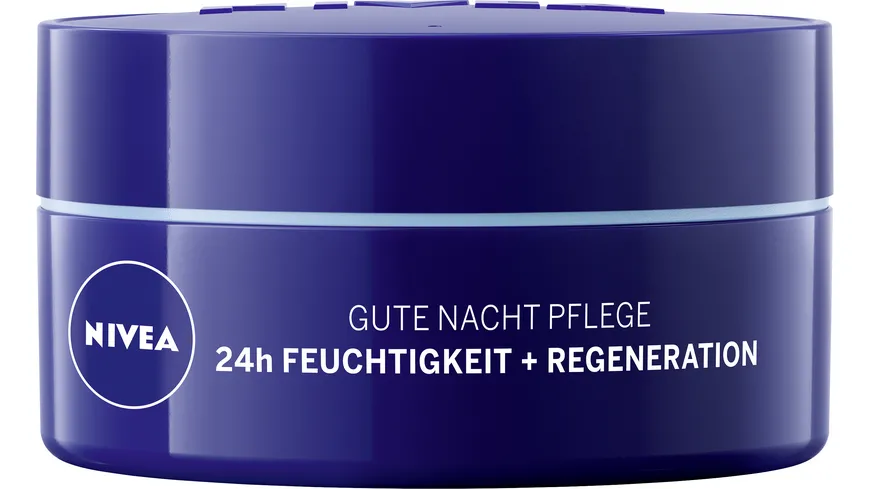 NIVEA Gute Nacht Pflege 24h Feuchtigkeit + Regeneration für jeden Hauttyp 50 ml