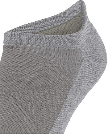 Burlington, Sneakersocken, Mikrofaser, grau
