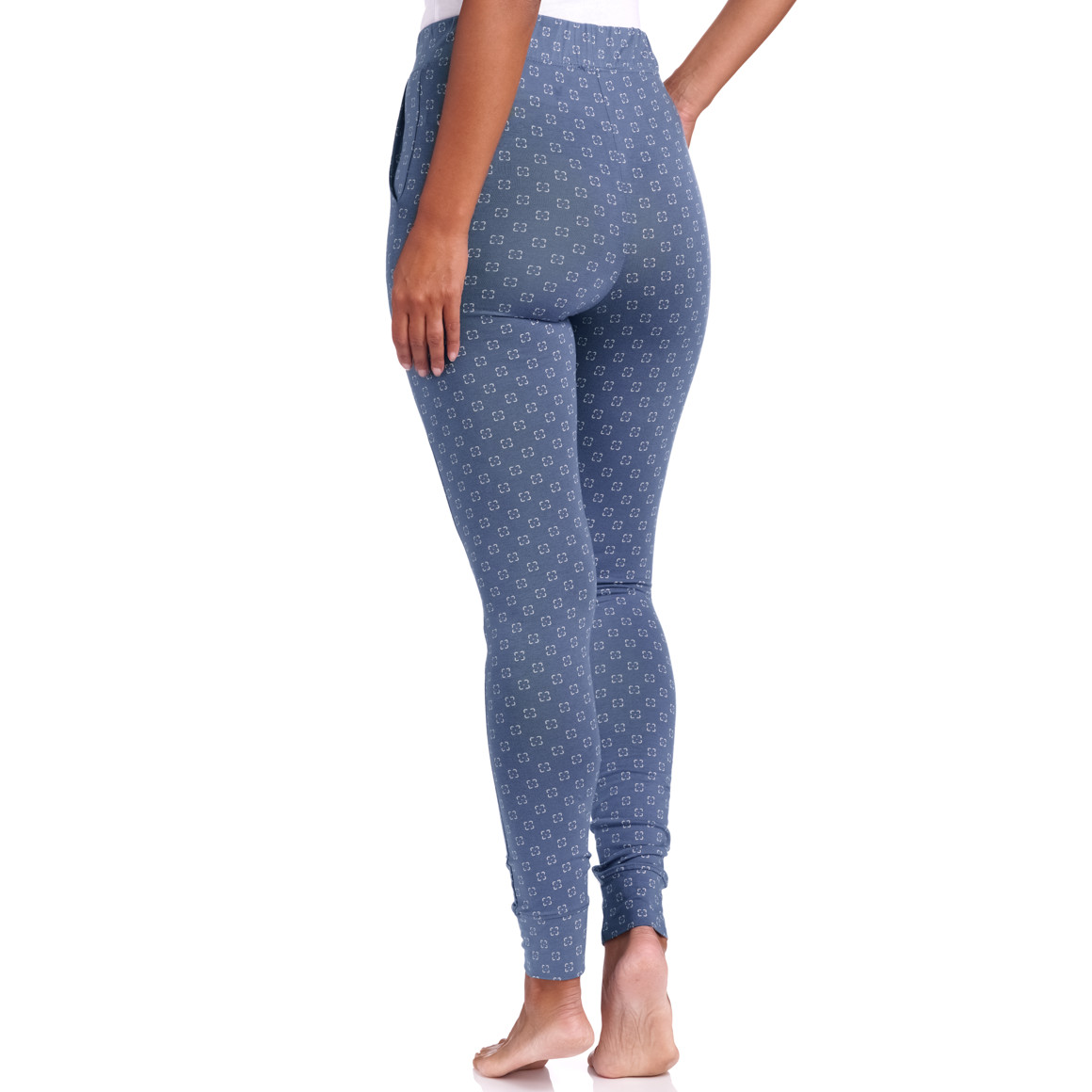 Damen Schlafhose mit Allover-Muster