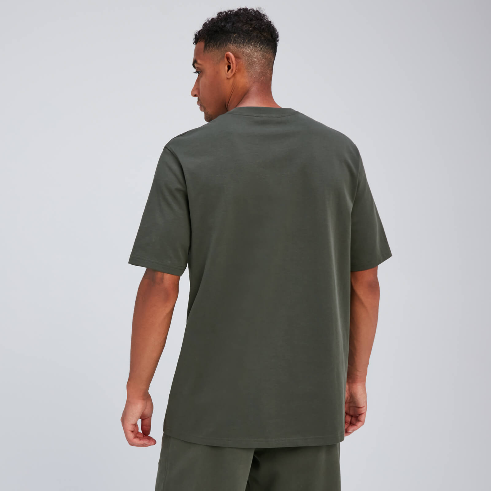 T-shirt oversize MP Rest Day pour hommes – Vert taupe