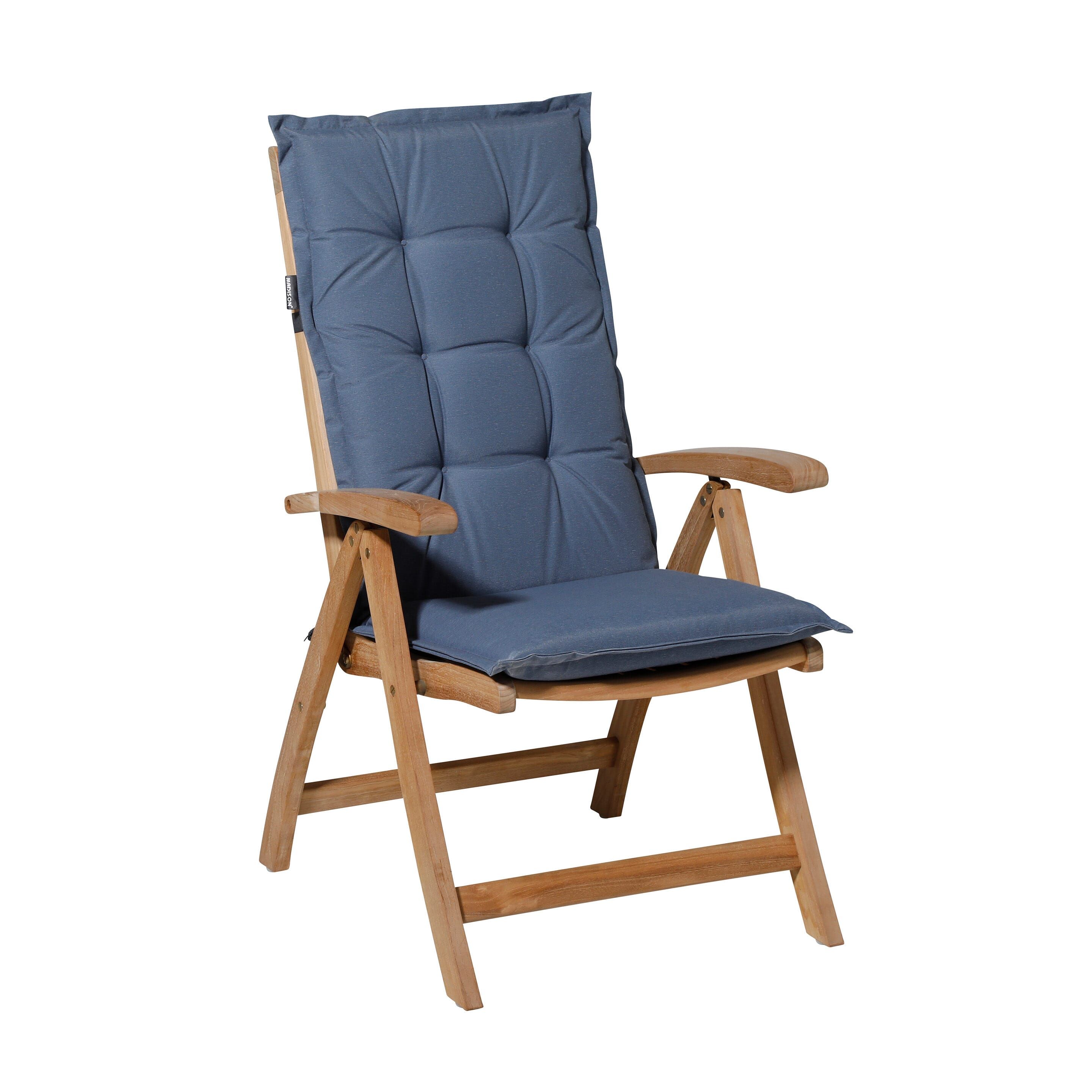 Madison Outdoor Panama Saphirblau 50x123 Kissen mit hoher Rückenlehne