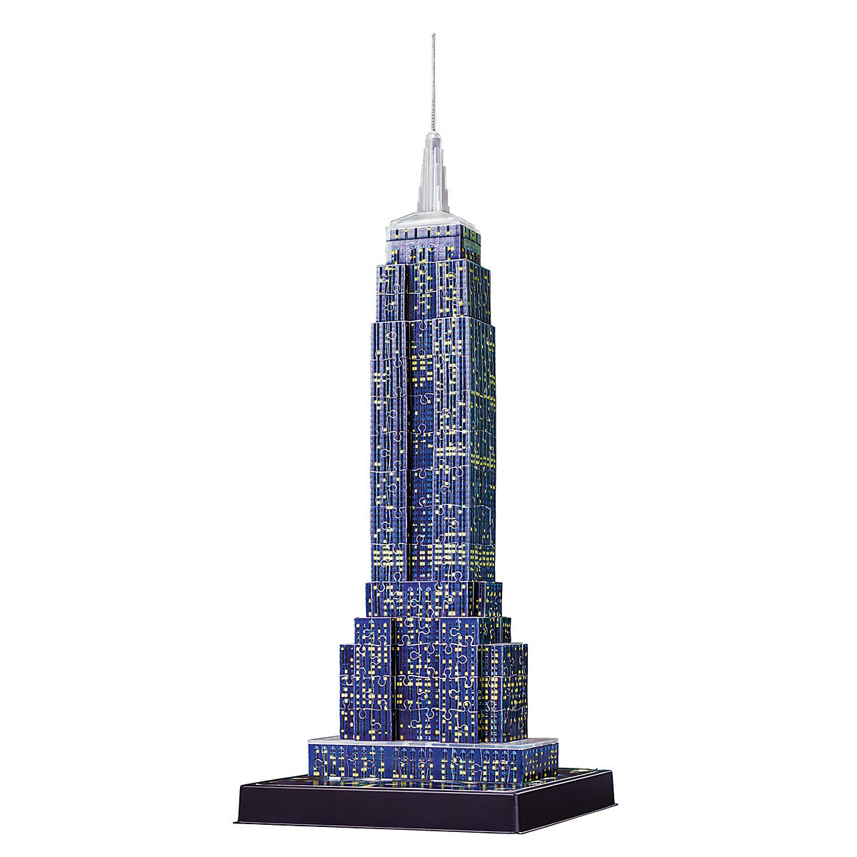 3D-Puzzle Night mit LED, H49 cm, 216 Teile, Empire State Building bei Nacht