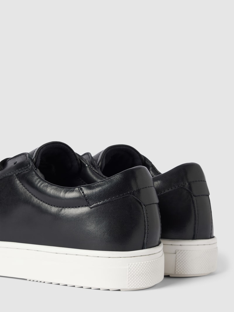 Sneaker aus Leder mit Label-Detail Modell 'RADCLIFFE' in schwarz