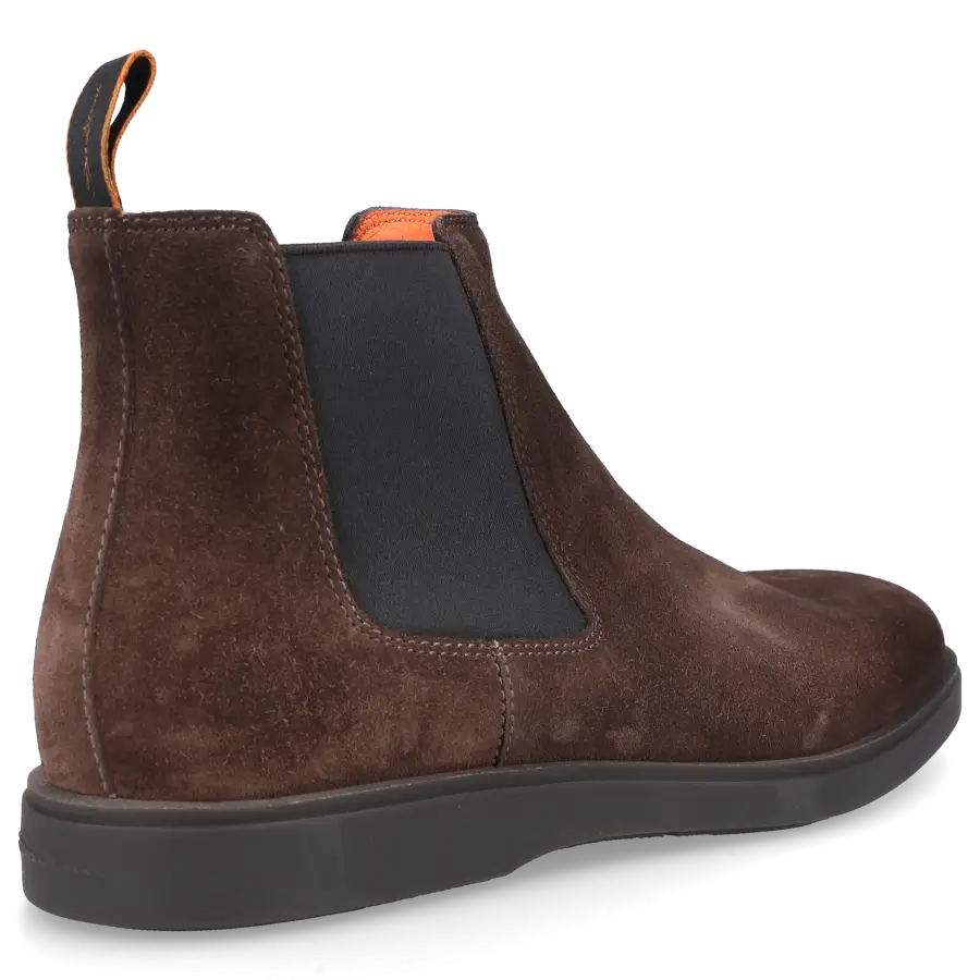 Santoni - Chelsea Boots 18588 Veloursleder - braun