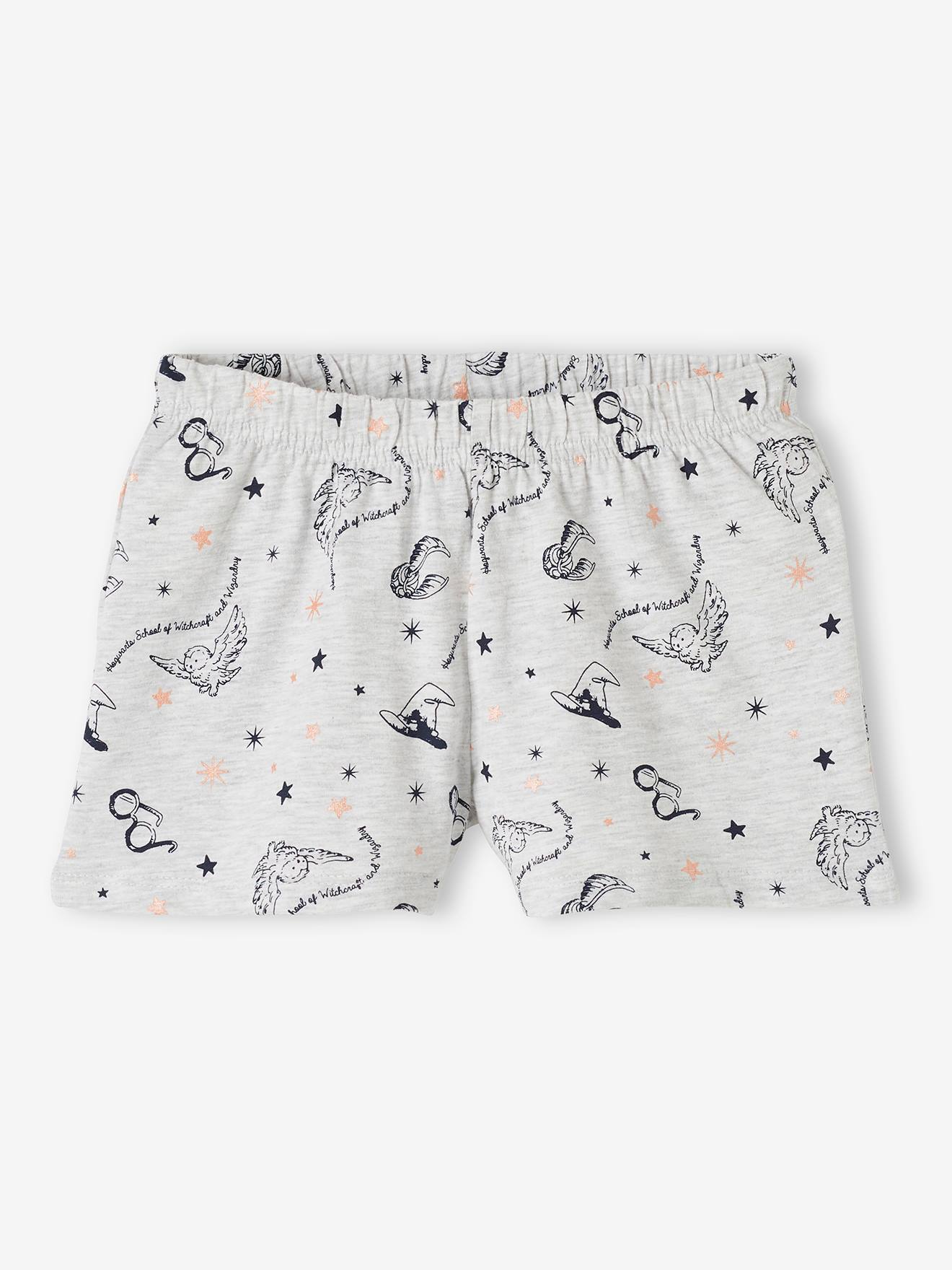 Pyjashort fille Harry Potter® gris chiné