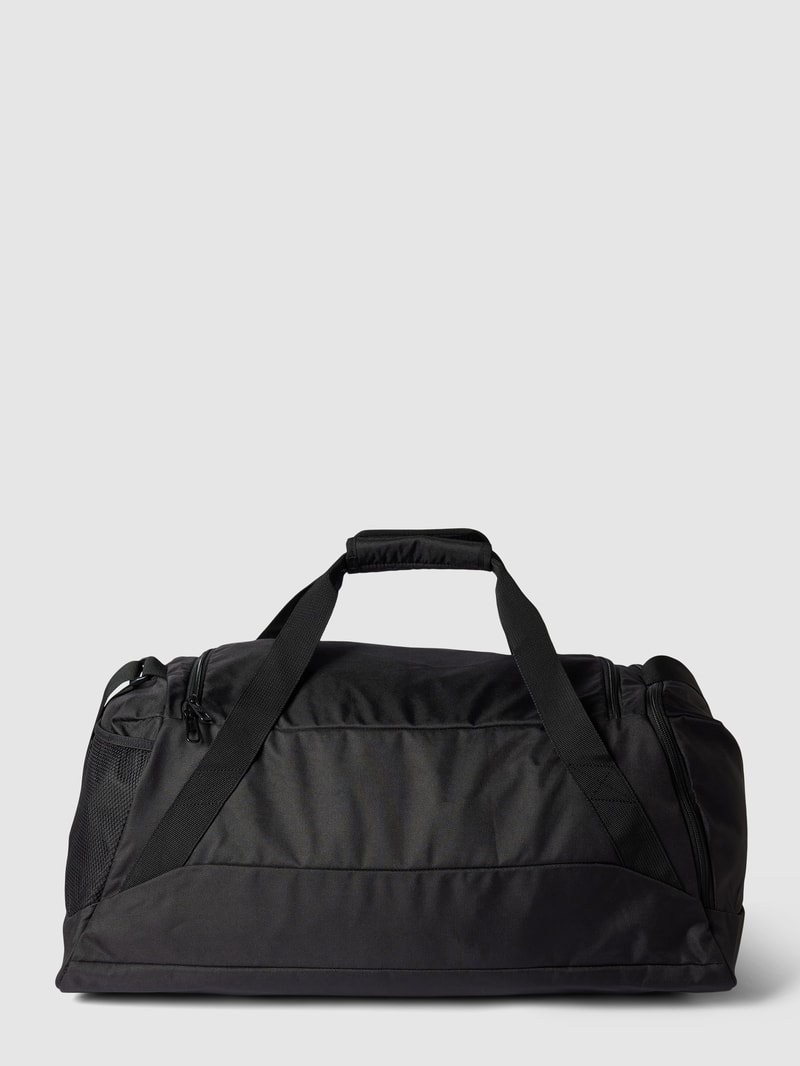 Sporttasche mit Label-Details in schwarz