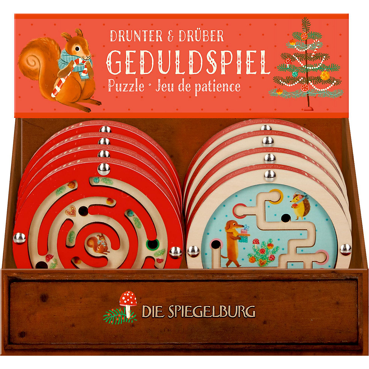 Geduldspiel Drunter & Drüber - Lasst uns froh & munter sein