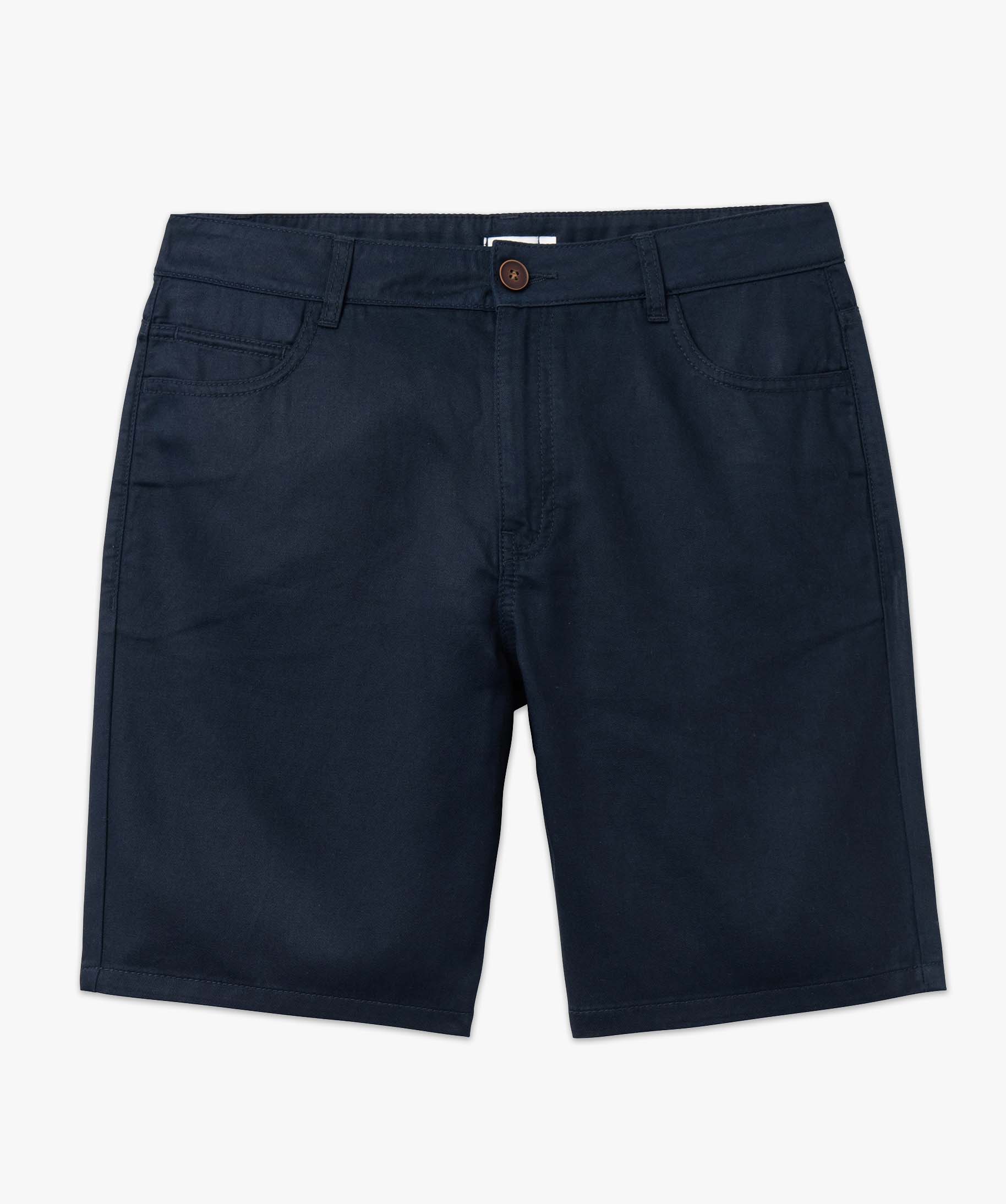 Bermuda homme en maille fine et fluide bleu fonce | GEMO