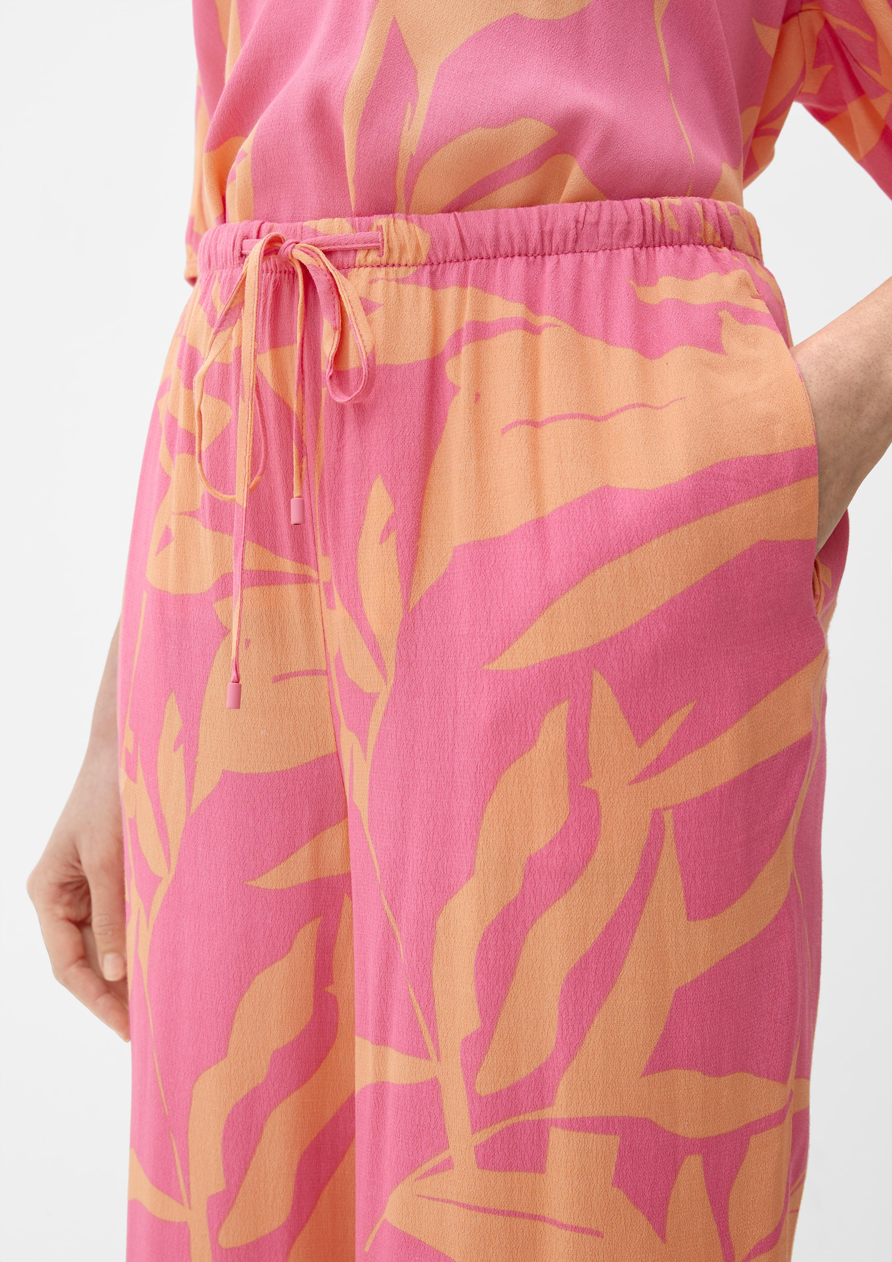 Loose: Hose mit Crêpe-Struktur  2131909-44A3