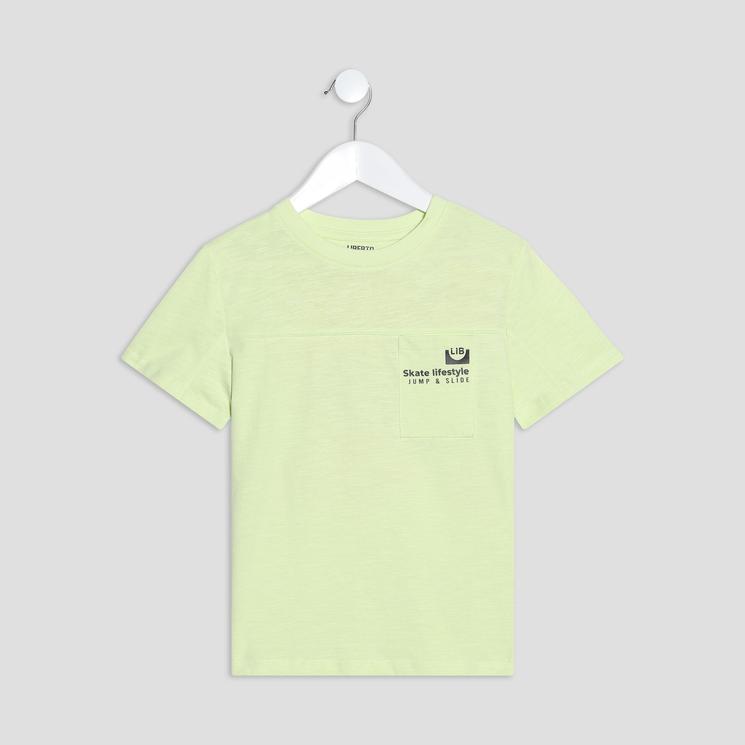 T-shirt Liberto vert anis garçon | La Halle