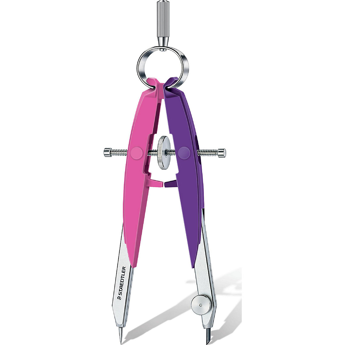 Mars Comfort Präzisionszirkel pink/violett, inkl. Zubehör