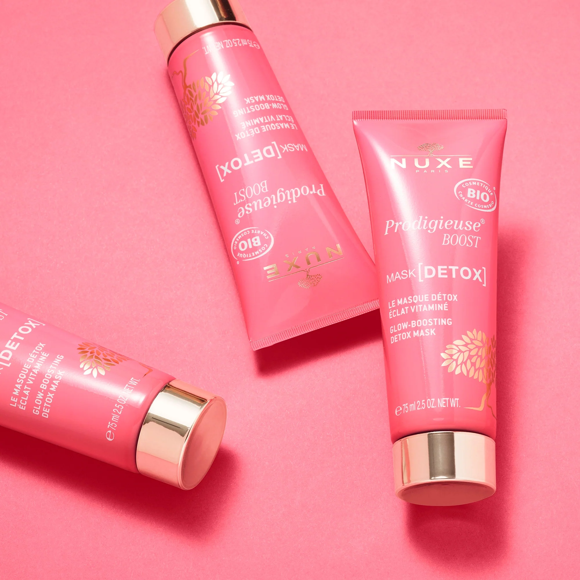 Mascarilla iluminadora detox Creme Prodigieuse Boost - Mascarilla facial iluminadora, tratamiento detoxificante