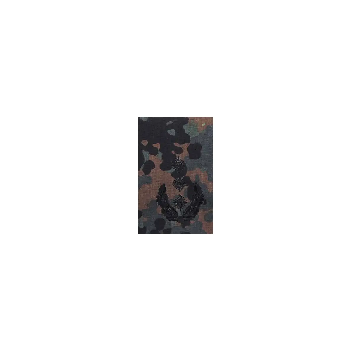 BW Rangabzeichen flecktarn/schwarz Oberst