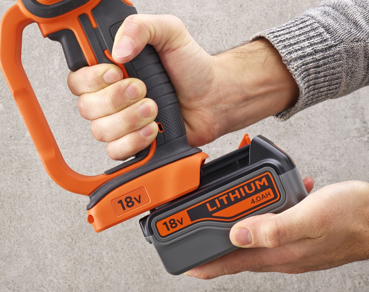 Polizor unghiular fără fir Black & Decker BCG720M1-QW, 18 volți, 4,0 Ah, Li-ion