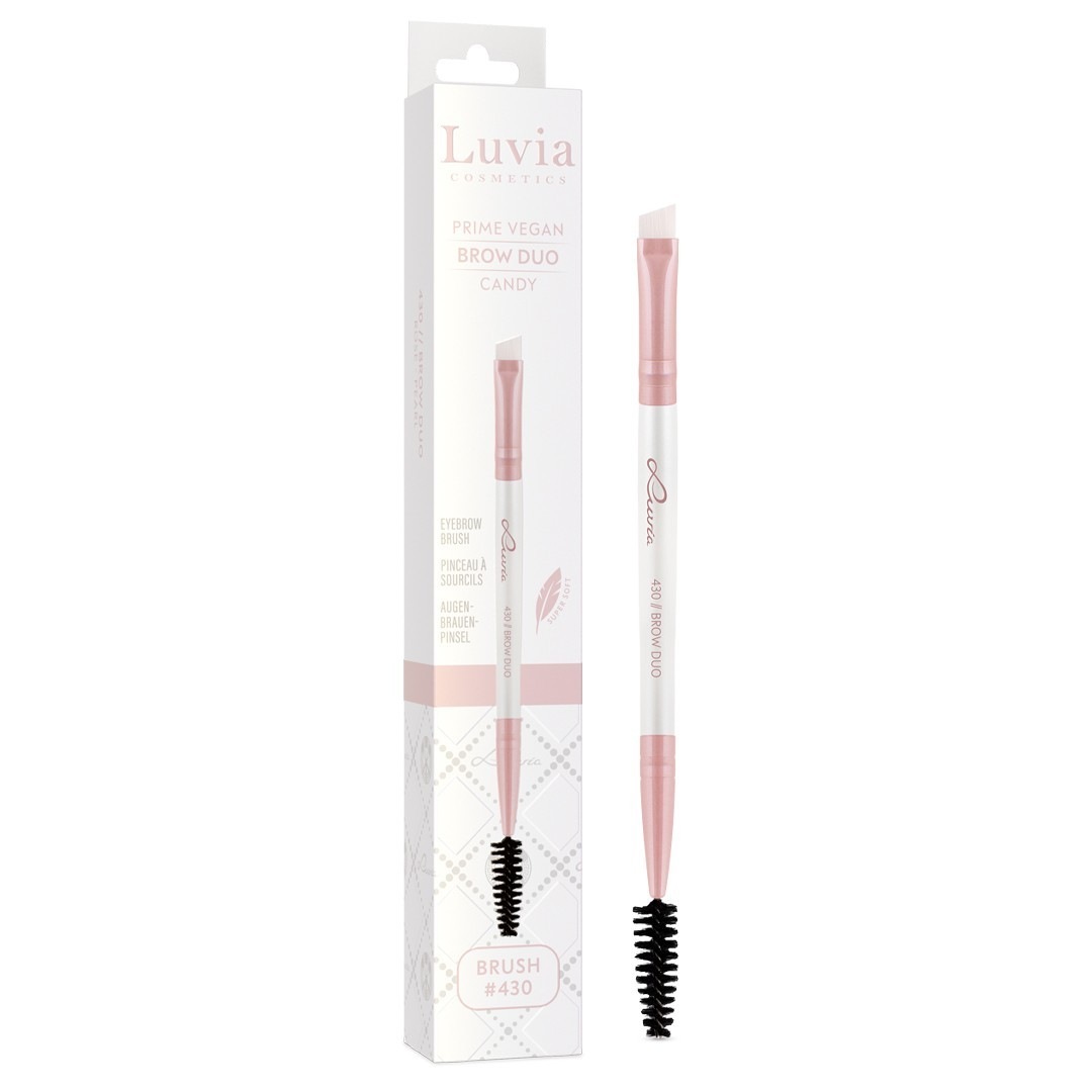 Luvia 430 Duo szemöldök ecset és spoolie - Prime Vegan Candy