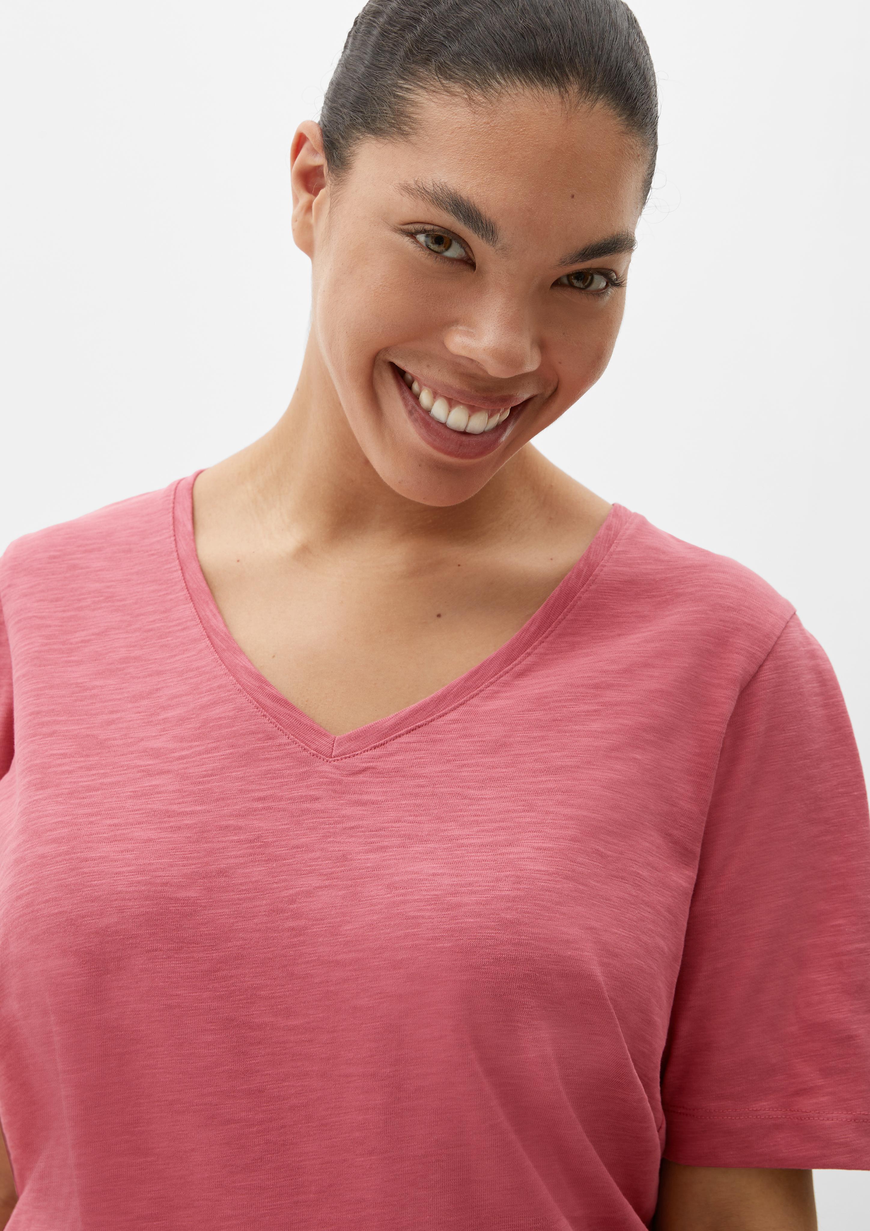 T-Shirt aus Flammgarnjersey  2129214-4361