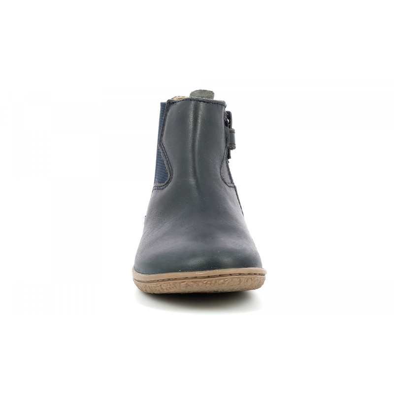 Boots cuir Vermillon