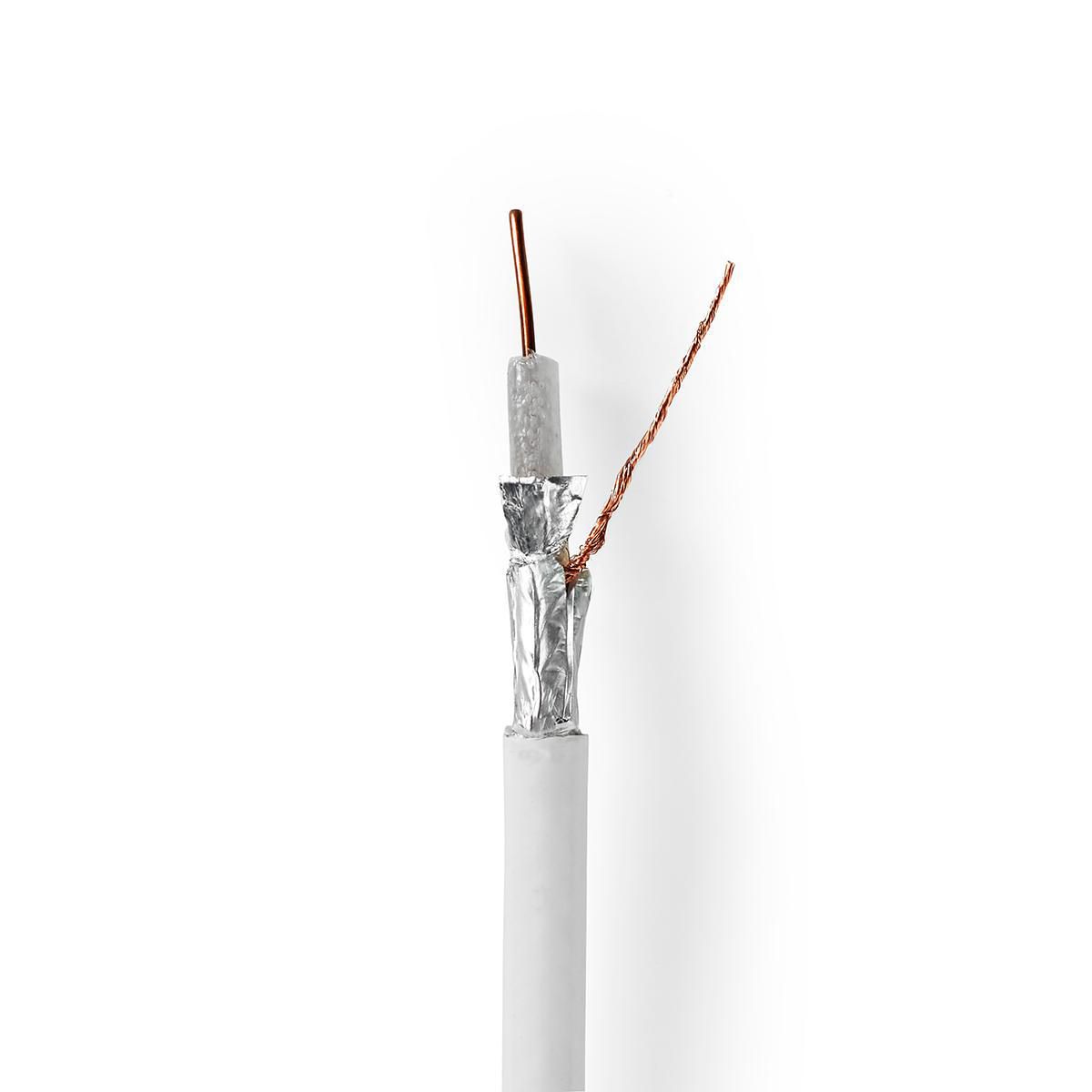 Nedis CSBR4050WT1000 100 meter coaxkabel
