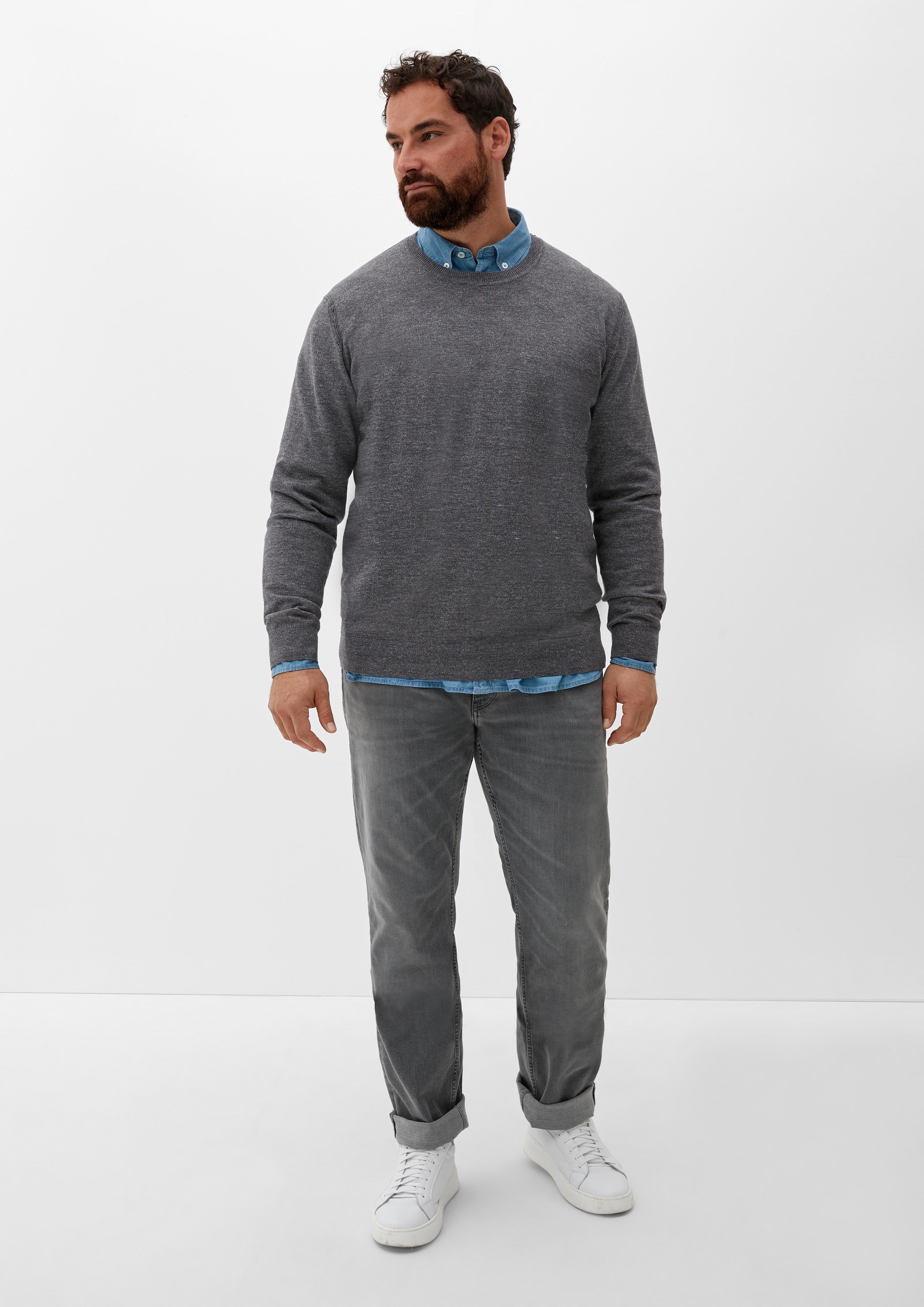 Klassischer Feinstrickpullover  2128127-98W1
