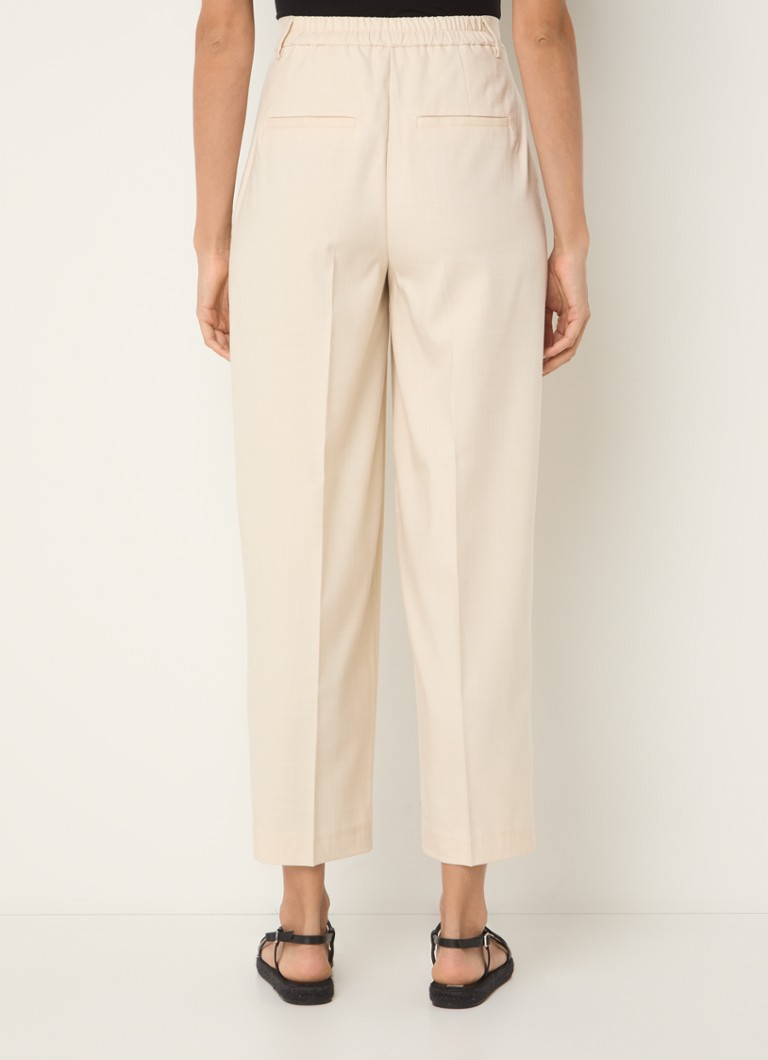 Pantaloni corti da donna Selfina a vita alta, vestibilità ampia e tasche laterali, selezionati