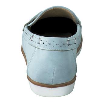 smiling for feet Mokassin in blau