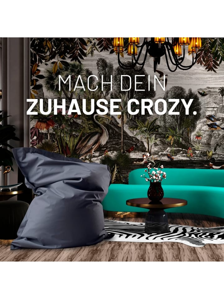 Lumaland Luxury Riesensitzsack XXL Sitzsack - Stahlgrau günstig kaufen onesize