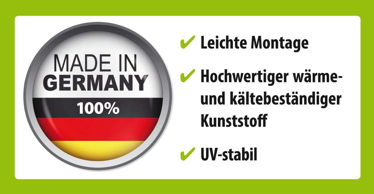 KHW KHW Pflanzkasten groß mit Spalier (2-teilig) 100 cm weiß