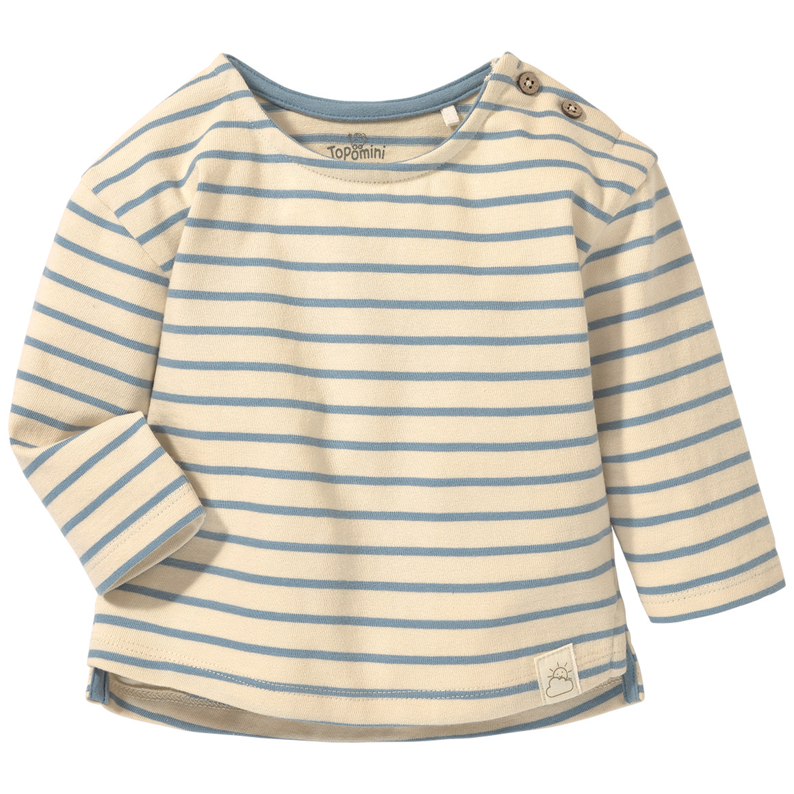 Newborn Langarmshirt aus Bio-Baumwolle