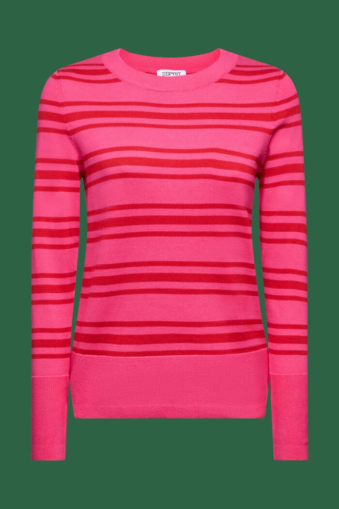 Gestreiftes Sweatshirt mit Rundhalsausschnitt
