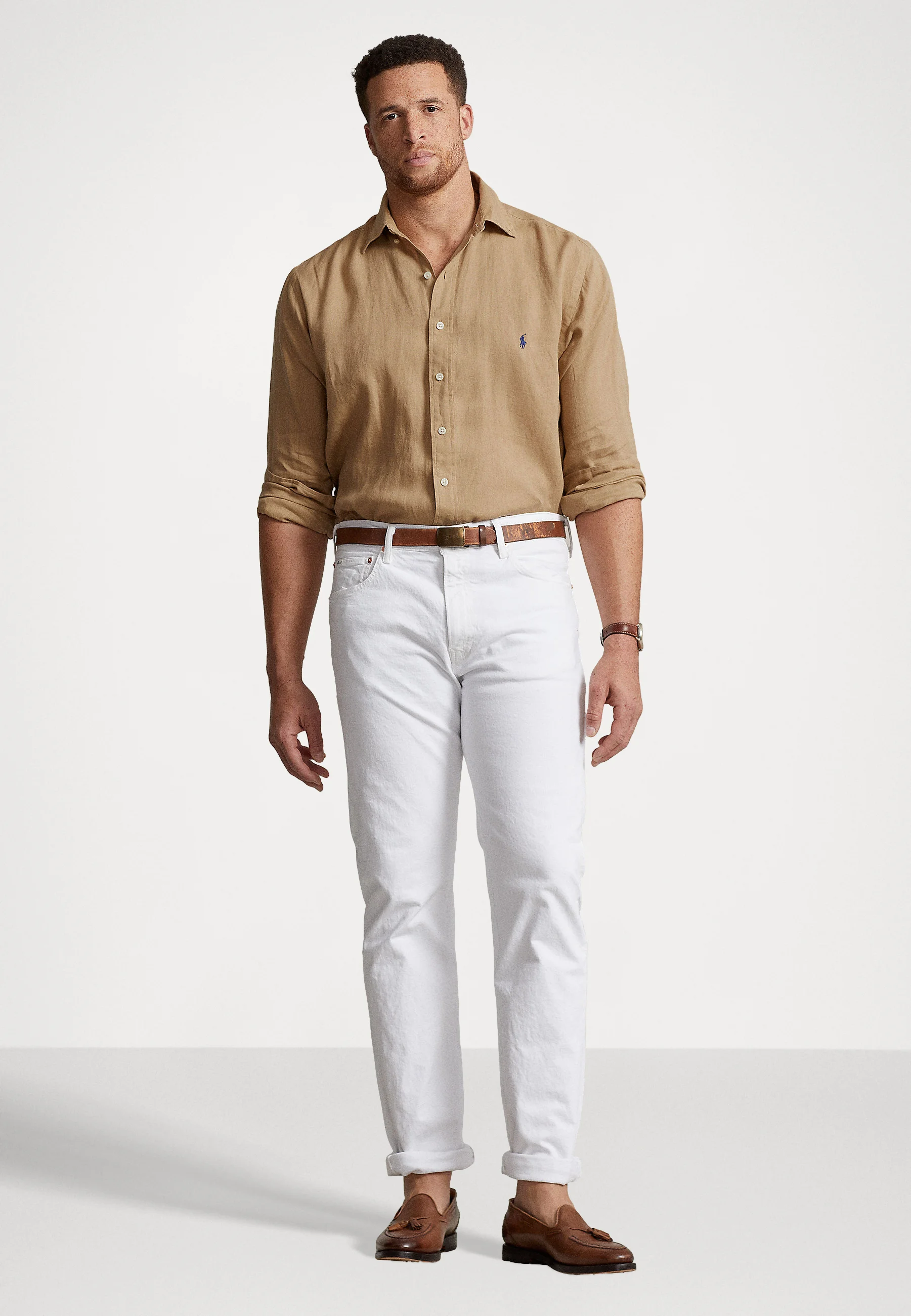 Camisa deportiva de manga larga Polo Ralph Lauren Big & Tall