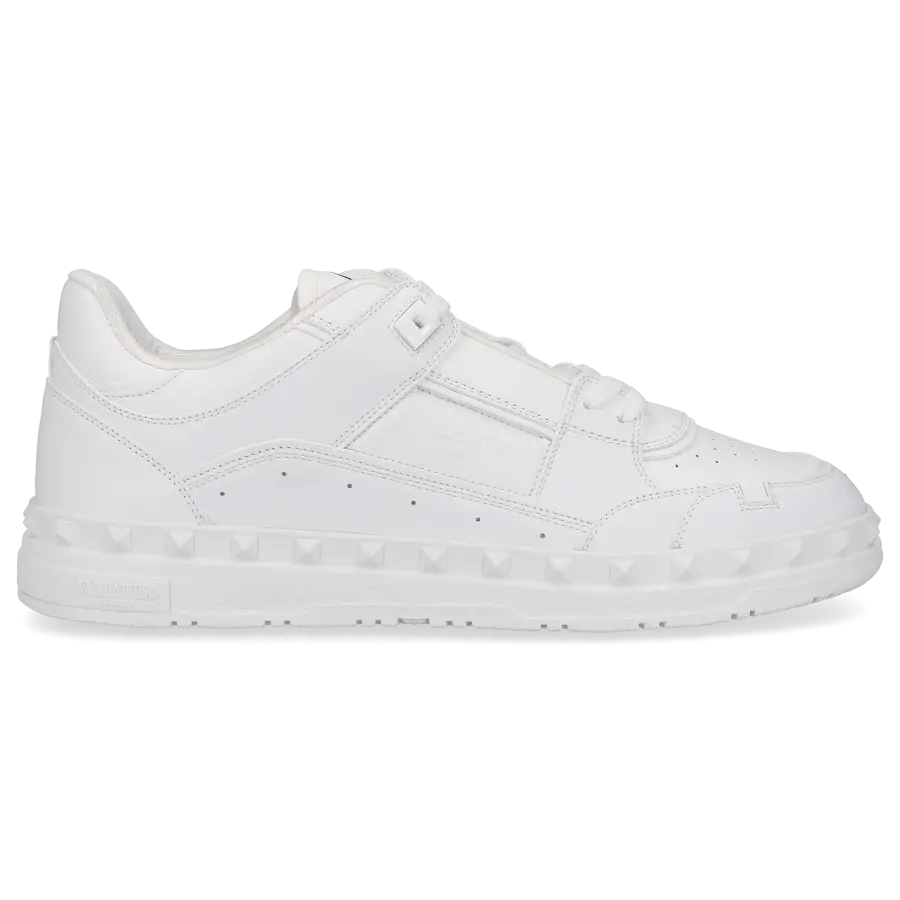 Valentino Garavani - Sneaker low FREEDOTS Kalbsleder - weiß
