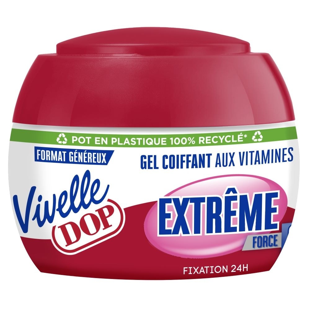 DOP Vivelle Dop Gel Coiffant Fixation Extrême Force 8 Format Généreux