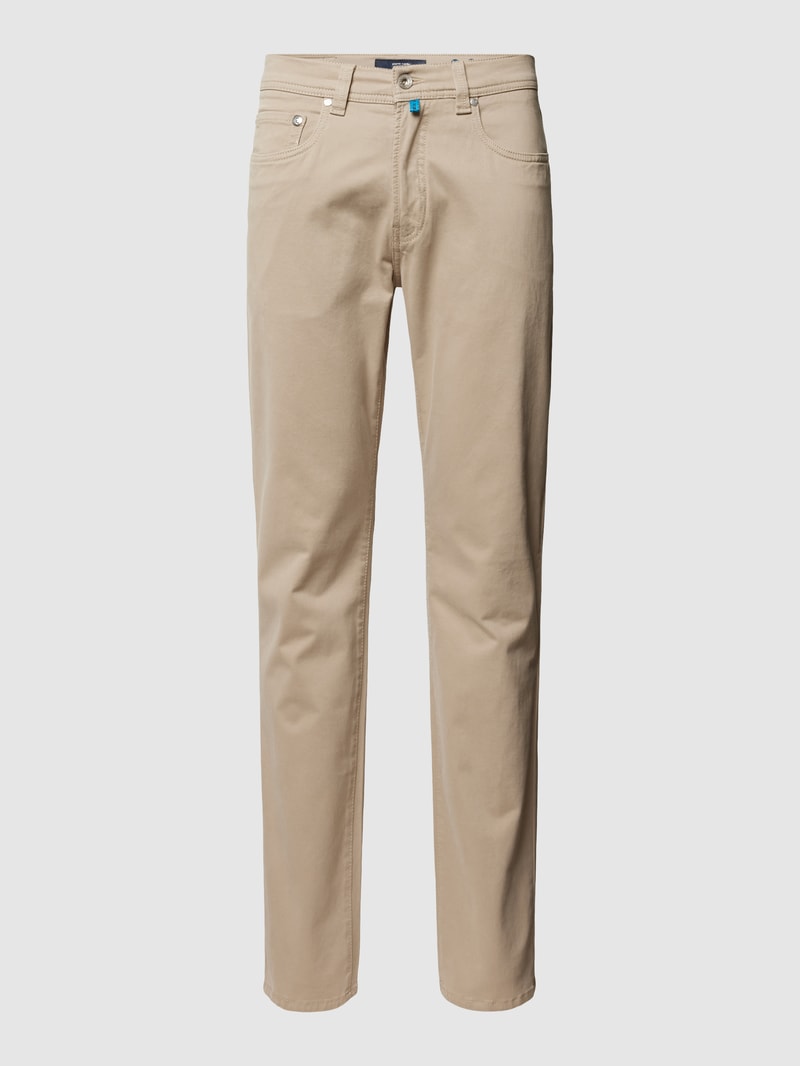 Jeans im 5-Pocket-Design in beige